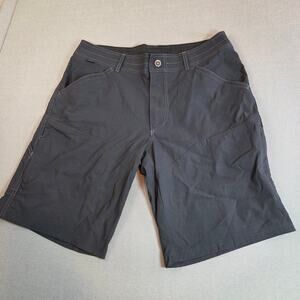 KUHL Renegade Stretch Outdoor Shorts Men’s 34 Charcoal Nylon Hiking 10”